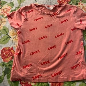 H&M Lots of Love Shirt